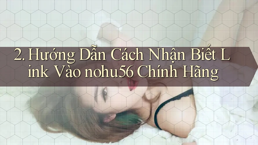 2. Hướng Dẫn Cách Nhận Biết Link Vào nohu56 Chính Hãng 2. Hướng Dẫn Cách Nhận Biết Link Vào nohu56 Chính Hãng
