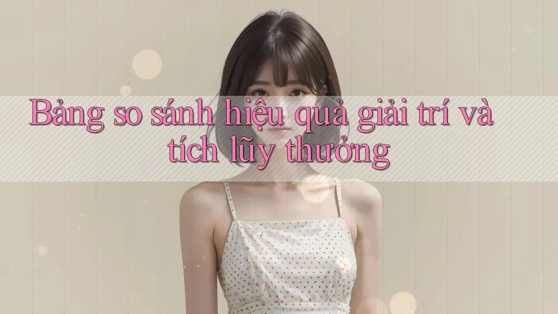 Bảng so sánh hiệu quả giải trí và tích lũy thưởng Bảng so sánh hiệu quả giải trí và tích lũy thưởng