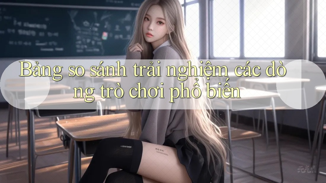 Bảng so sánh trải nghiệm các dòng trò chơi phổ biến Bảng so sánh trải nghiệm các dòng trò chơi phổ biến