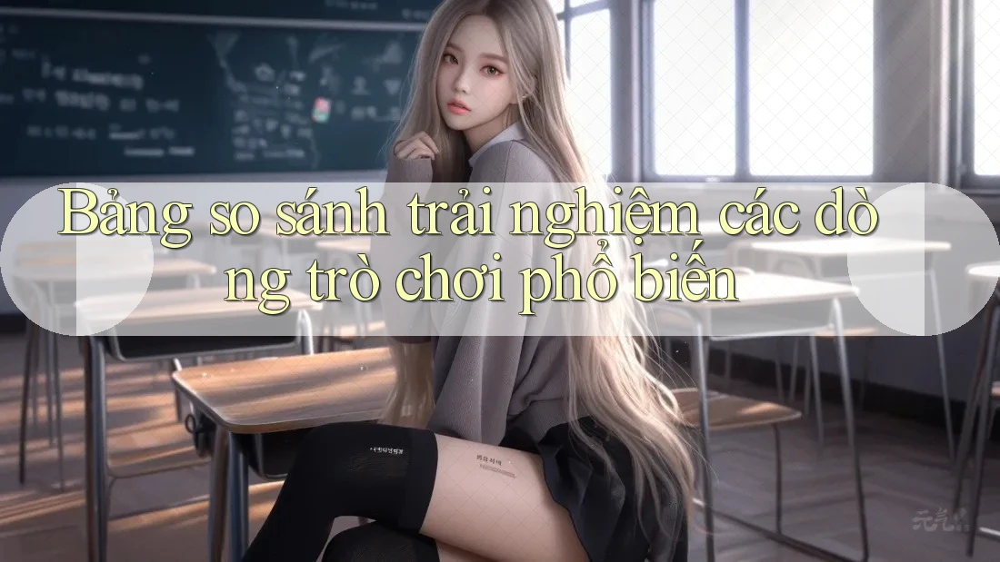 Bảng so sánh trải nghiệm các dòng trò chơi phổ biến