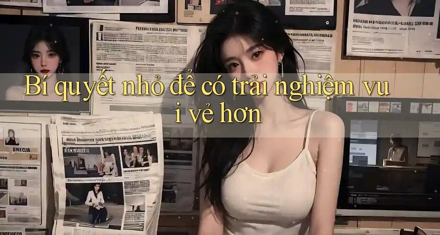 Bí quyết nhỏ để có trải nghiệm vui vẻ hơn Bí quyết nhỏ để có trải nghiệm vui vẻ hơn