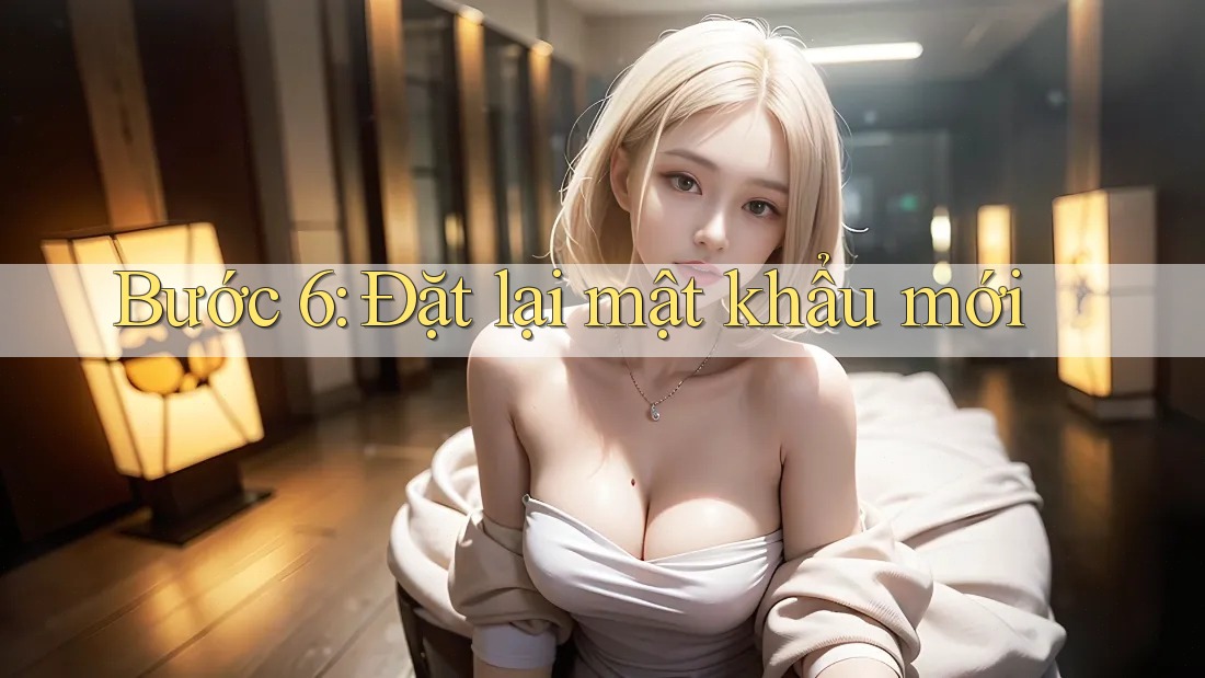 Bước 6: Đặt lại mật khẩu mới