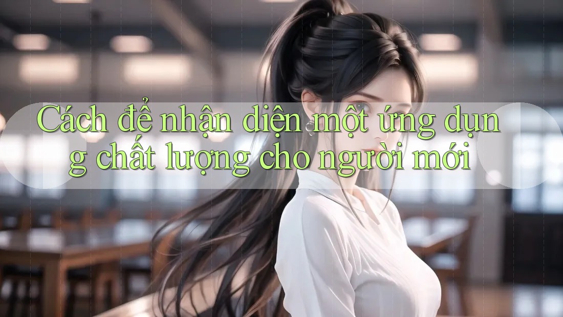 Cách để nhận diện một ứng dụng chất lượng cho người mới Cách để nhận diện một ứng dụng chất lượng cho người mới