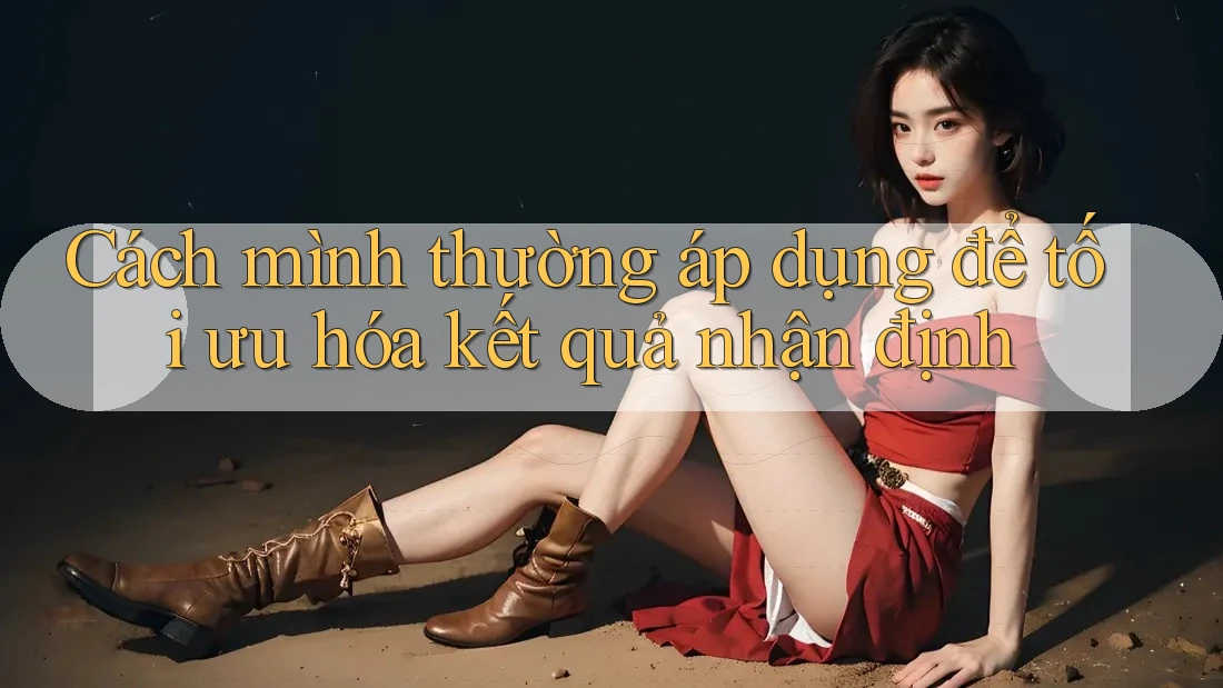 Cách mình thường áp dụng để tối ưu hóa kết quả nhận định