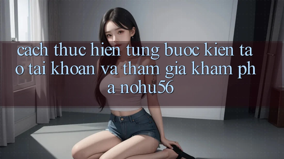 Cách thực hiện Từng Bước Kiến tạo tài khoản Và Tham Gia Khám phá nohu56