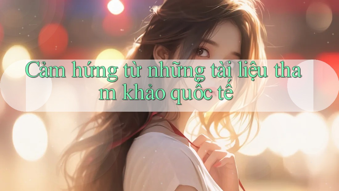 Cảm hứng từ những tài liệu tham khảo quốc tế