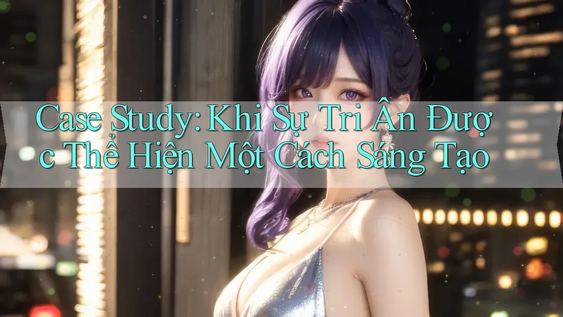 Case Study: Khi Sự Tri Ân Được Thể Hiện Một Cách Sáng Tạo Case Study: Khi Sự Tri Ân Được Thể Hiện Một Cách Sáng Tạo