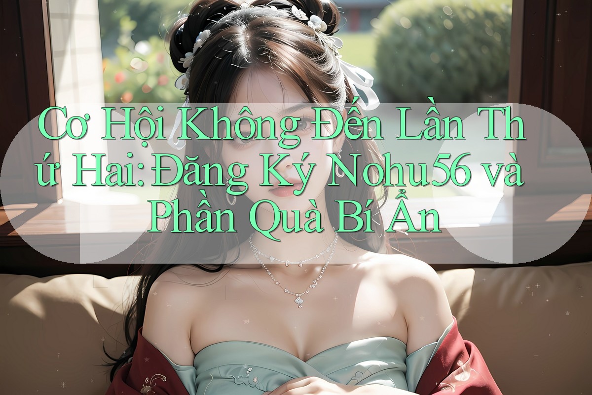 Cơ Hội Không Đến Lần Thứ Hai: Đăng Ký Nohu56 và Phần Quà Bí Ẩn Cơ Hội Không Đến Lần Thứ Hai: Đăng Ký Nohu56 và Phần Quà Bí Ẩn
