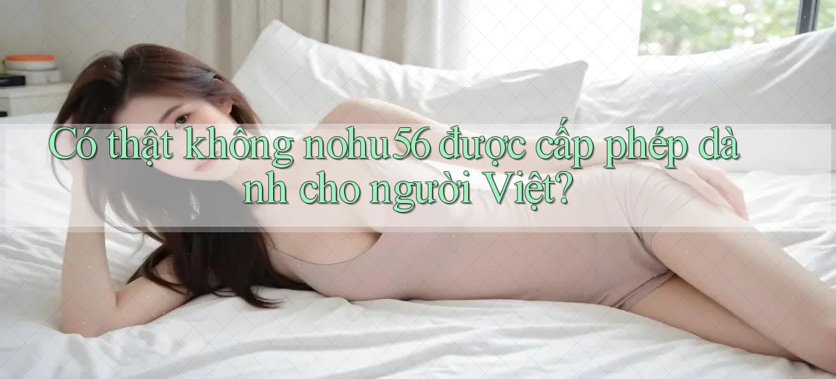 có thật không nohu56 được cấp phép dành cho người việt