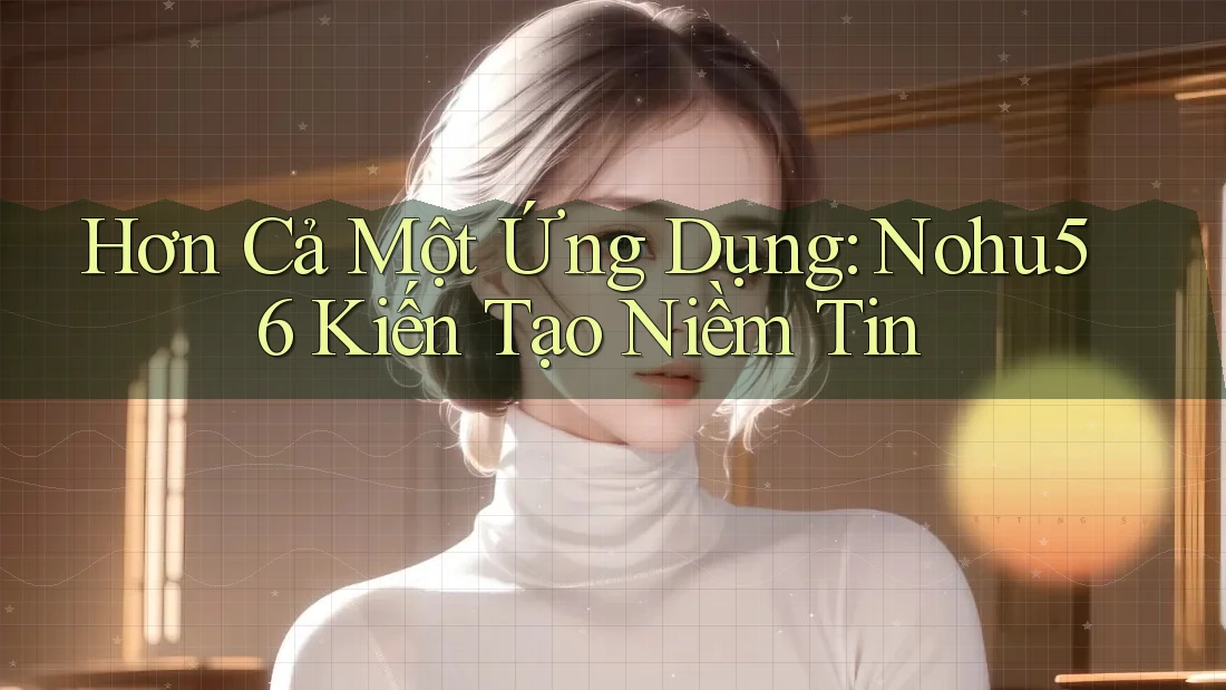 Hơn Cả Một Ứng Dụng: Nohu56 Kiến Tạo Niềm Tin