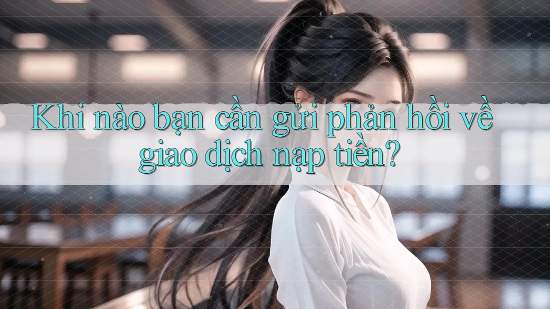 Khi nào bạn cần gửi phản hồi về giao dịch nạp tiền? Khi nào bạn cần gửi phản hồi về giao dịch nạp tiền?