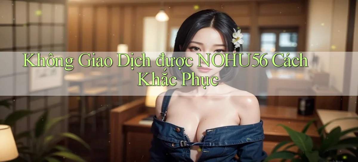 không giao dịch được nohu56 cách khắc phục
