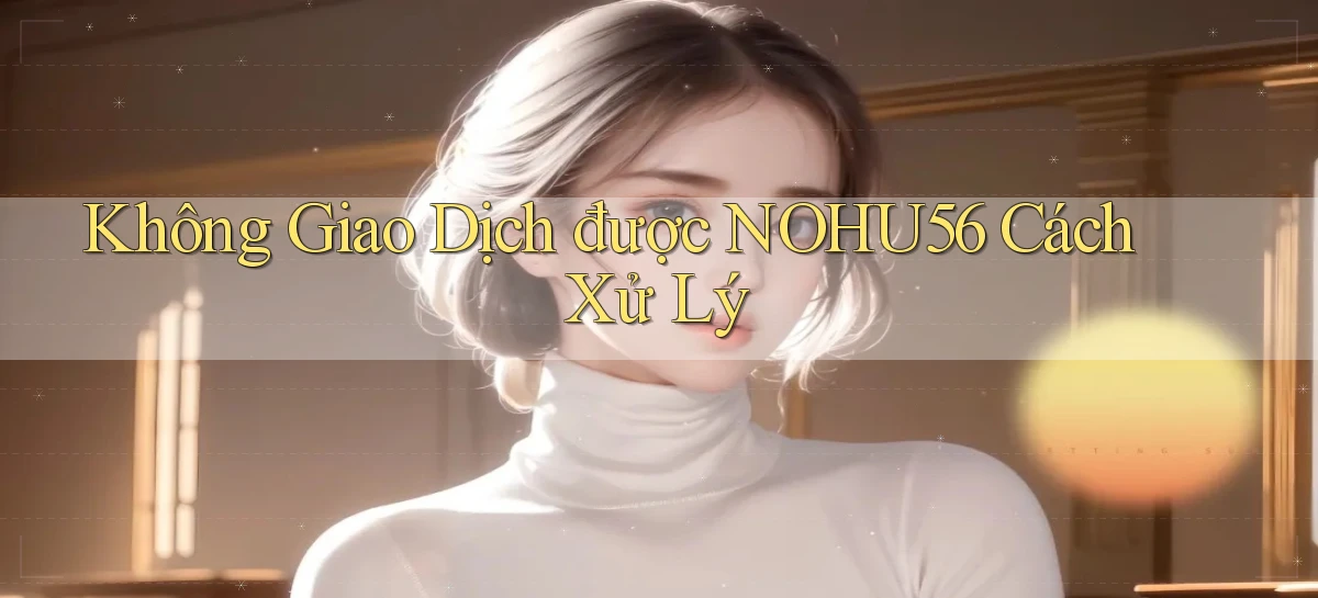 không giao dịch được nohu56 cách xử lý