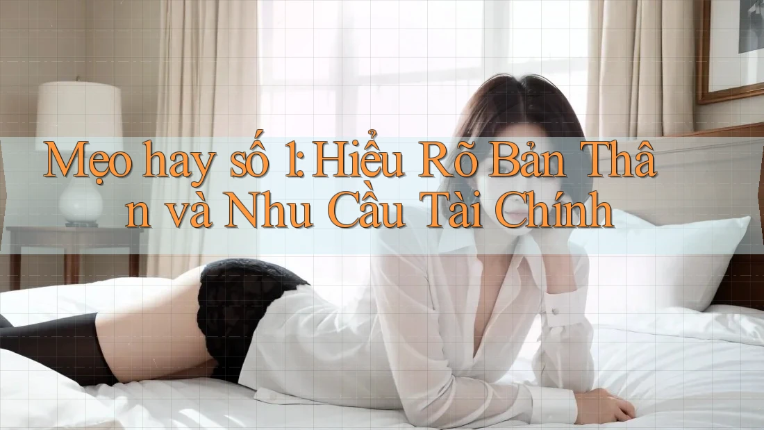 Mẹo hay số 1: Hiểu Rõ Bản Thân và Nhu Cầu Tài Chính Mẹo hay số 1: Hiểu Rõ Bản Thân và Nhu Cầu Tài Chính