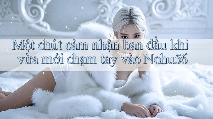 Một chút cảm nhận ban đầu khi vừa mới chạm tay vào Nohu56 Một chút cảm nhận ban đầu khi vừa mới chạm tay vào Nohu56