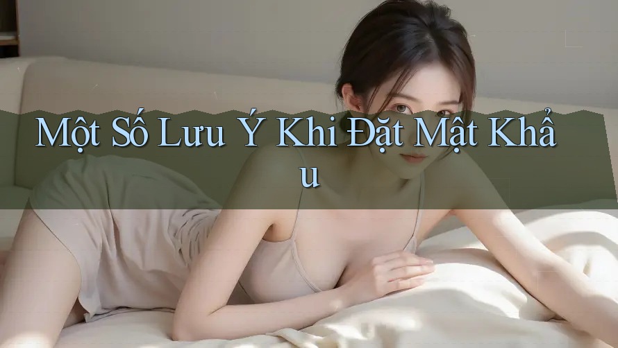 Một số lưu ý khi đặt mật khẩu Một số lưu ý khi đặt mật khẩu