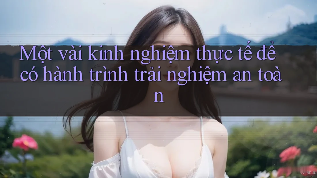 Một vài kinh nghiệm thực tế để có hành trình trải nghiệm an toàn Một vài kinh nghiệm thực tế để có hành trình trải nghiệm an toàn