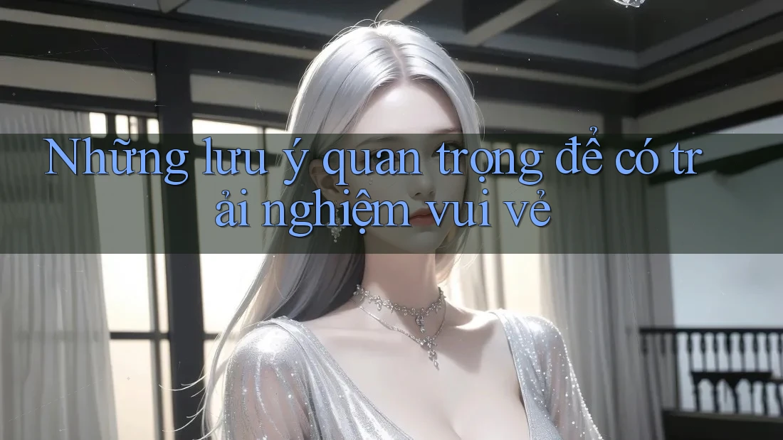 Những lưu ý quan trọng để có trải nghiệm vui vẻ Những lưu ý quan trọng để có trải nghiệm vui vẻ