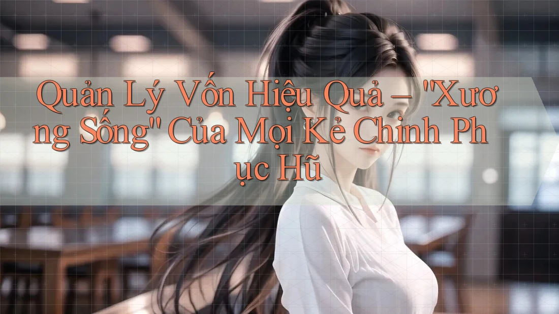 Quản Lý Vốn Hiệu Quả – “Xương Sống” Của Mọi Kẻ Chinh Phục Hũ Quản Lý Vốn Hiệu Quả – “Xương Sống” Của Mọi Kẻ Chinh Phục Hũ