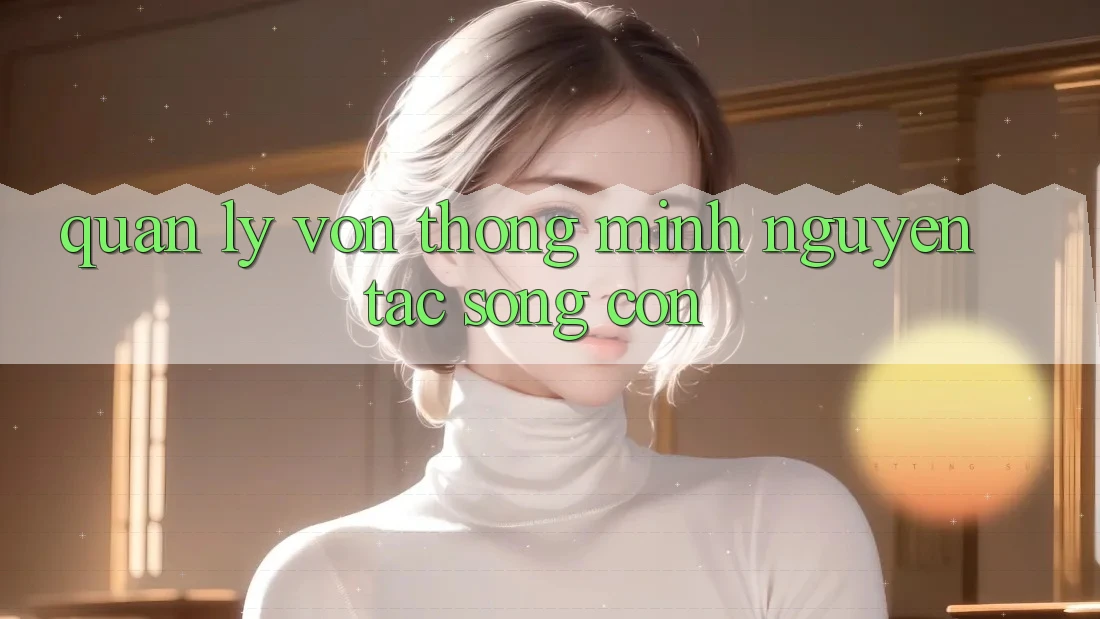 Quản Lý Vốn Thông Minh – Nguyên Tắc Sống Còn Quản Lý Vốn Thông Minh – Nguyên Tắc Sống Còn