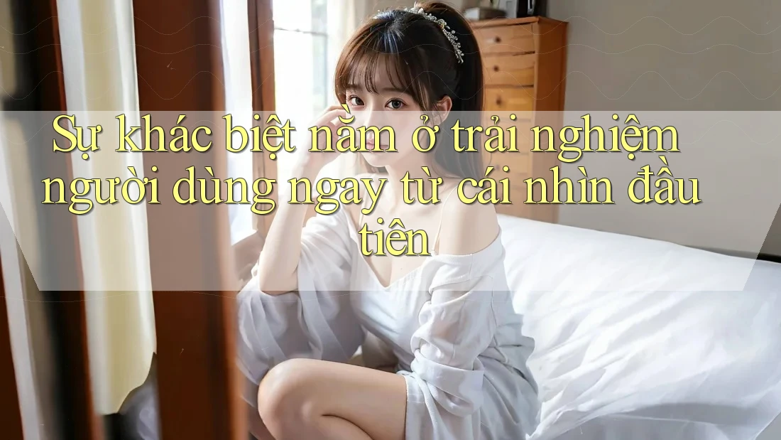 Sự khác biệt nằm ở trải nghiệm người dùng ngay từ cái nhìn đầu tiên