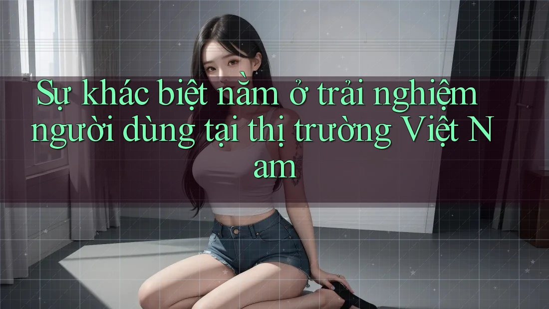 Sự khác biệt nằm ở trải nghiệm người dùng tại thị trường Việt Nam Sự khác biệt nằm ở trải nghiệm người dùng tại thị trường Việt Nam