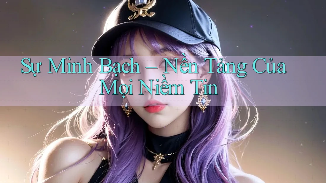 Sự Minh Bạch – Nền Tảng Của Mọi Niềm Tin Sự Minh Bạch – Nền Tảng Của Mọi Niềm Tin