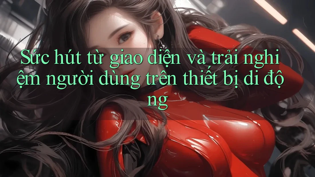 Sức hút từ giao diện và trải nghiệm người dùng trên thiết bị di động Sức hút từ giao diện và trải nghiệm người dùng trên thiết bị di động
