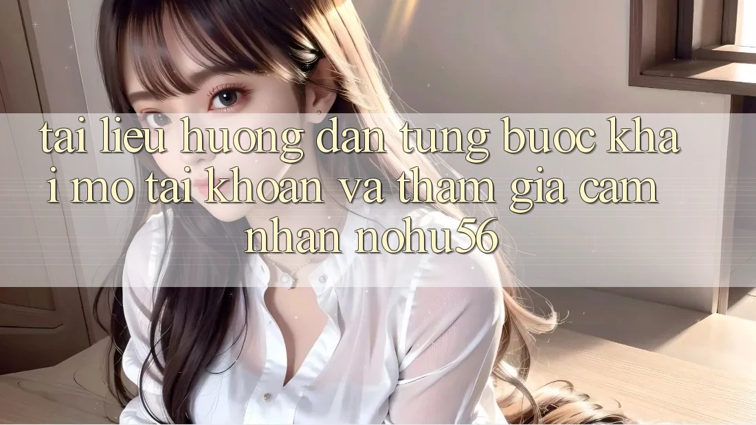 Tài liệu hướng dẫn Từng Bước Khai mở tài khoản Và Tham Gia Cảm nhận nohu56 Tài liệu hướng dẫn Từng Bước Khai mở tài khoản Và Tham Gia Cảm nhận nohu56