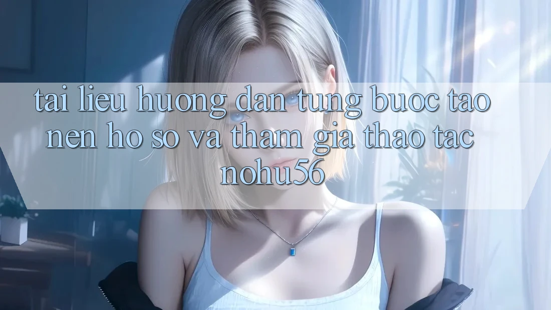 Tài liệu hướng dẫn Từng Bước Tạo nên hồ sơ Và Tham Gia Thao tác nohu56