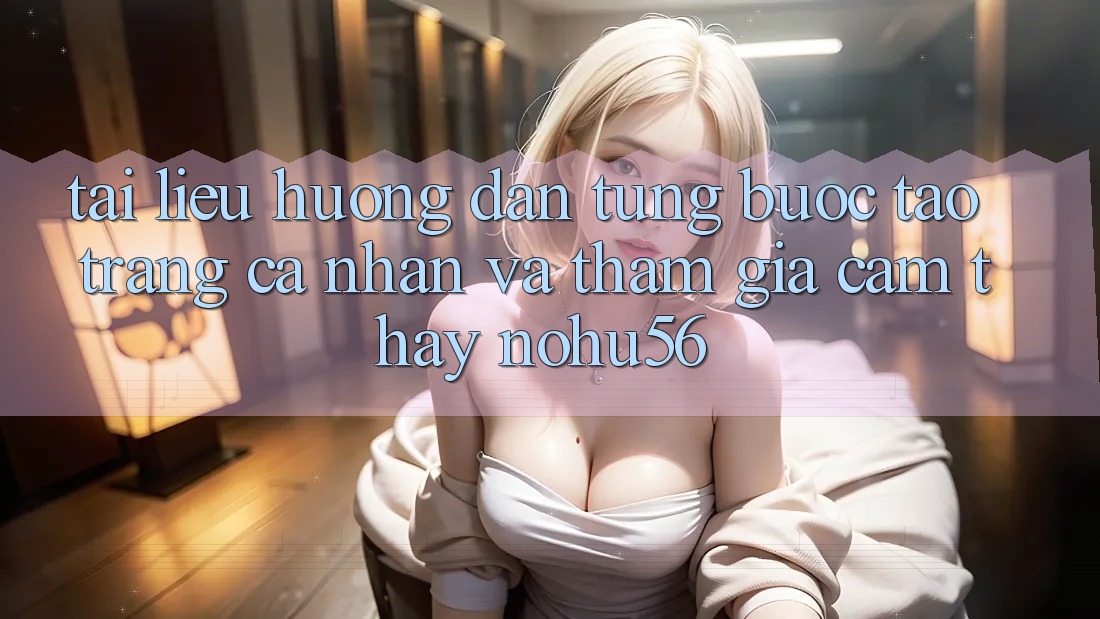 Tài liệu hướng dẫn Từng Bước Tạo trang cá nhân Và Tham Gia Cảm thấy nohu56 Tài liệu hướng dẫn Từng Bước Tạo trang cá nhân Và Tham Gia Cảm thấy nohu56