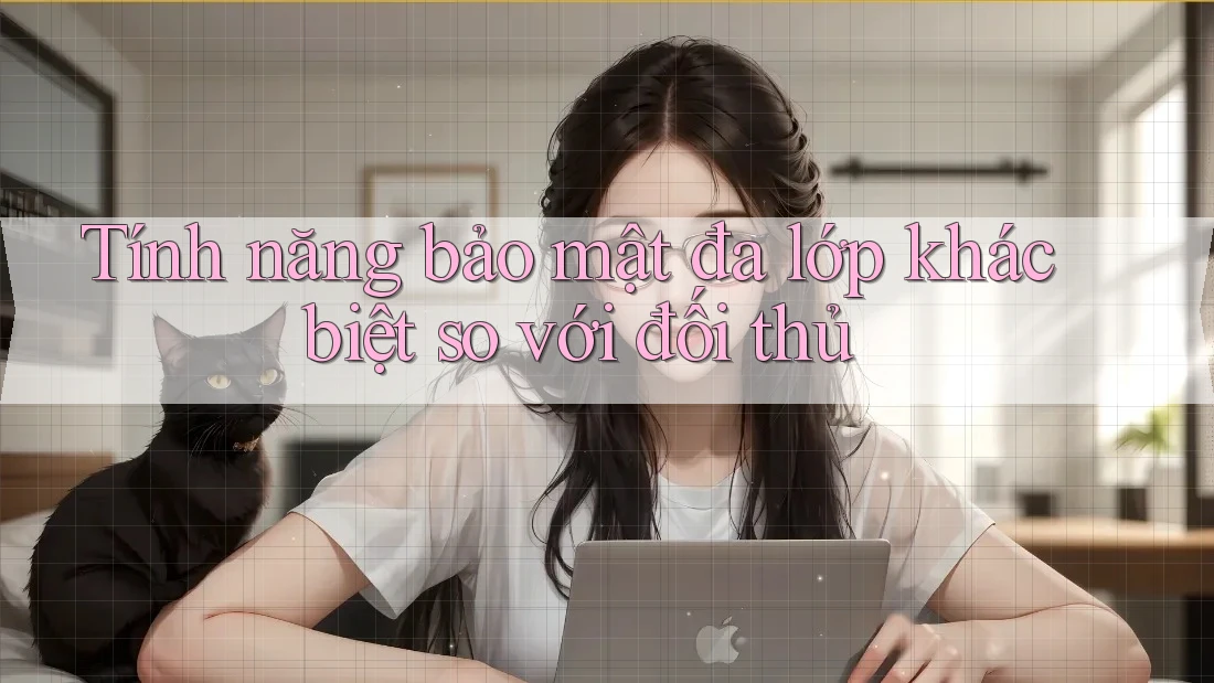 Tính năng bảo mật đa lớp khác biệt so với đối thủ