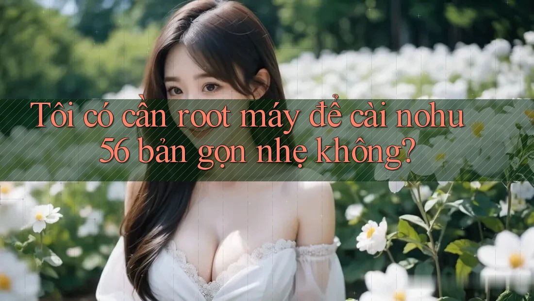 Tôi có cần root máy để cài nohu56 bản gọn nhẹ không? Tôi có cần root máy để cài nohu56 bản gọn nhẹ không?