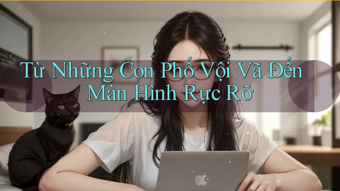 Từ Những Con Phố Vội Vã Đến Màn Hình Rực Rỡ Từ Những Con Phố Vội Vã Đến Màn Hình Rực Rỡ