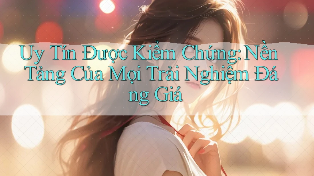 Uy Tín Được Kiểm Chứng: Nền Tảng Của Mọi Trải Nghiệm Đáng Giá Uy Tín Được Kiểm Chứng: Nền Tảng Của Mọi Trải Nghiệm Đáng Giá